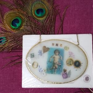 💜Sun Catcher with Cupid Love Letters NWT Vintage